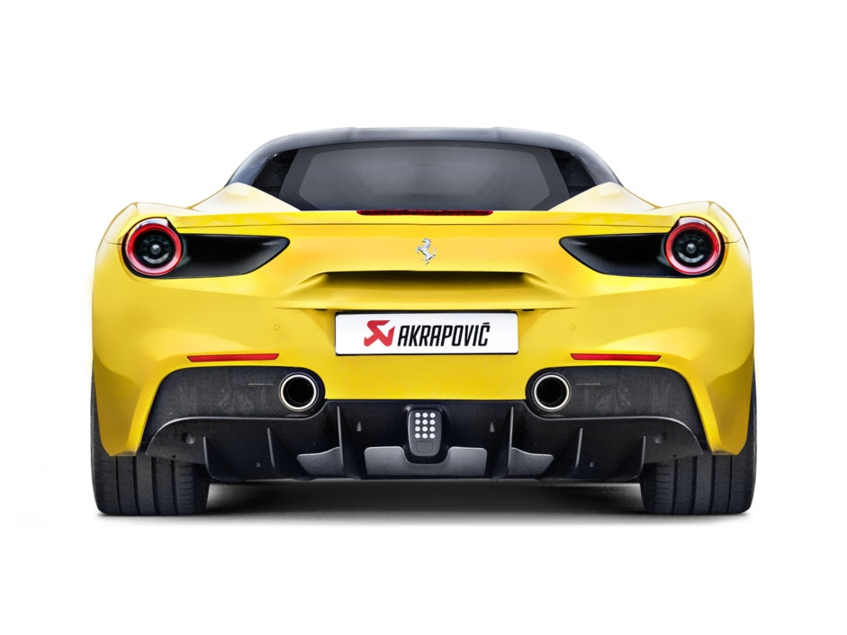 AKRAPOVIC MTP-FE488H Вихлопна система Slip-On Line (Titanium) для FERRARI 488 GTB/488 Spider 2016-2019 Схвалення типу ECE Photo-6 