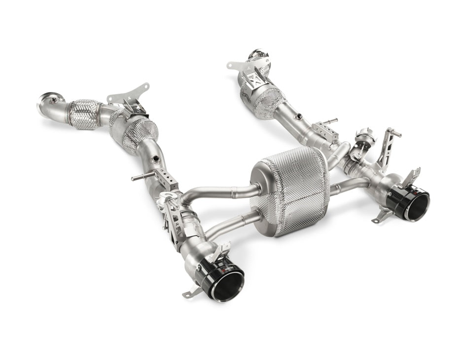 AKRAPOVIC MTP-FE488H Вихлопна система Slip-On Line (Titanium) для FERRARI 488 GTB/488 Spider 2016-2019 Схвалення типу ECE Photo-3 