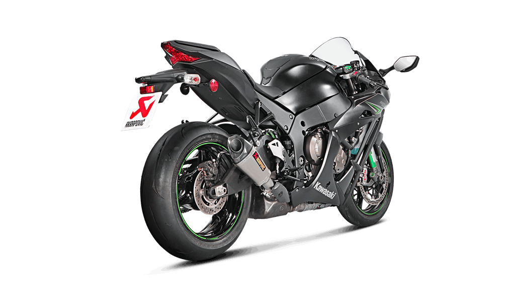 AKRAPOVIC s-K10SO17-ASZ Вихлопна система Slip-On Line (Titanium) Kawasaki Ninja ZX-10R 2016 Photo-2 