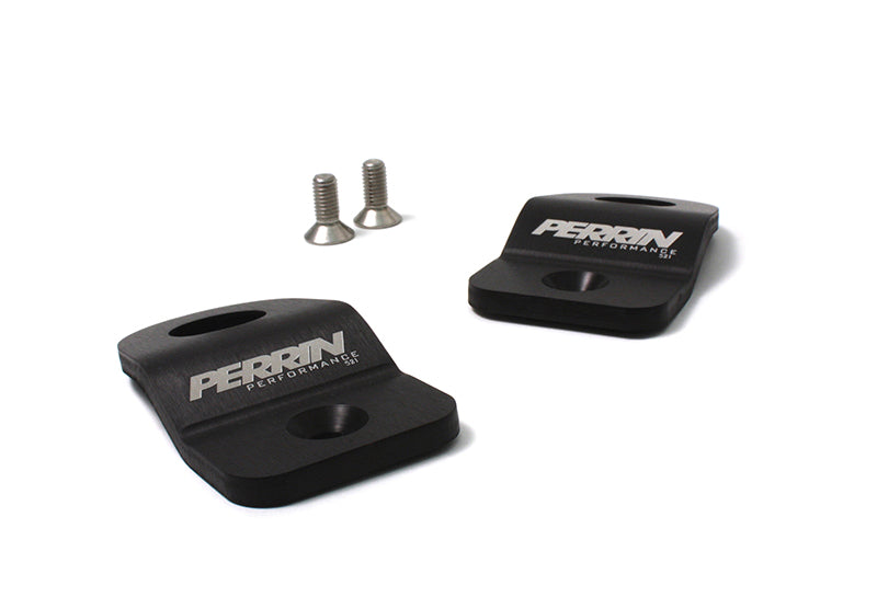 PERRIN PSP-ENG-521BK пластини кріплення радіатора, Black, SUBARU STI 08-14 Photo-0 