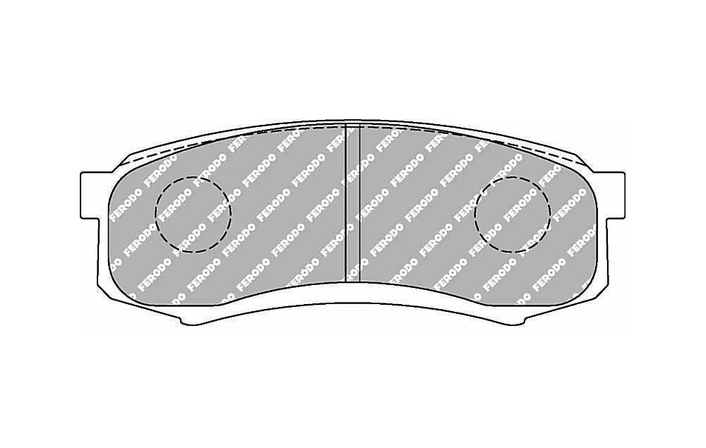 FERODO FCP1021H DS2500 Колодки задні для LEXUS 460/470 (SUMITOMO) Photo-0 