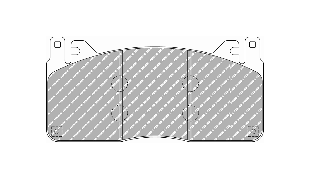 FERODO FCP4835H DS2500 Колодки гальмівні перед FORD Mustang GT350 Hummingbird Photo-0 