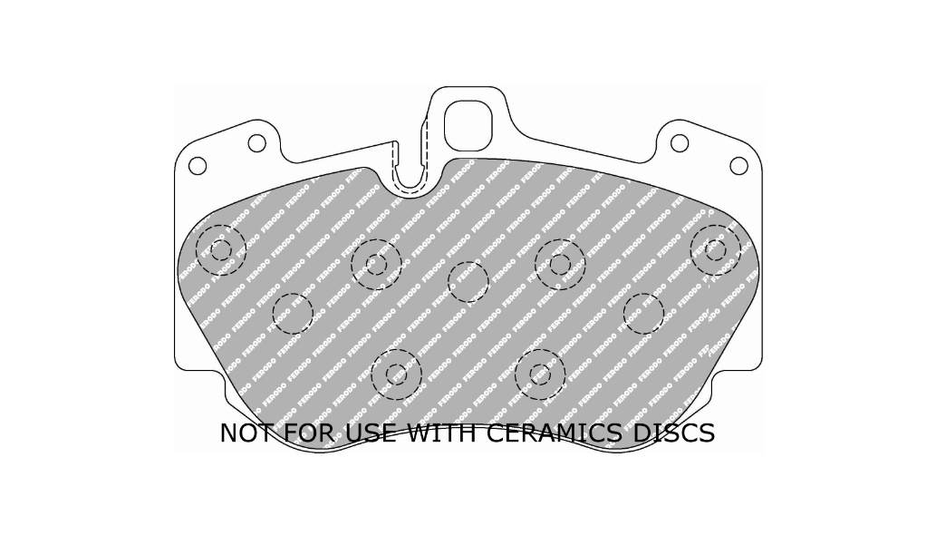 FERODO FCP4467H DS2500 Колодки гальмівні (перед) AUDI A4/A8 (2007-2010)/PORSCHE CAYENNE (955) Photo-0 