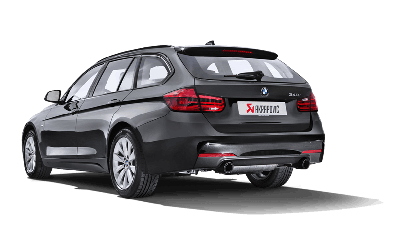 AKRAPOVIC MTP-BM/SS/2H Вихлопна система Evolution Line (SS) для BMW 340i (F30, F31)/440i (F32) Photo-5 