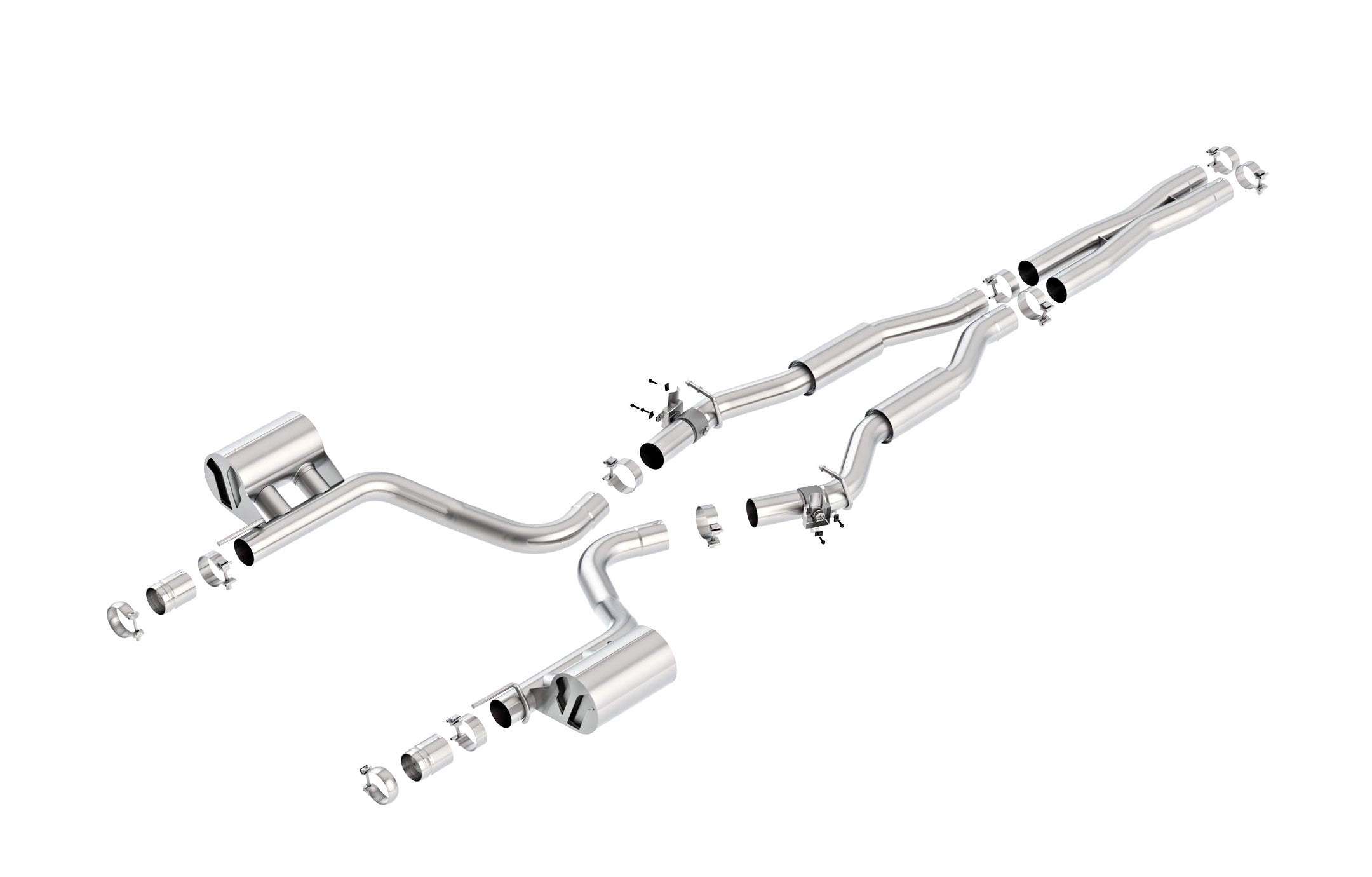 BORLA 140642 Вихлопна система Cat Back Challenger HELLCAT V8-6.2 SuperCharger 15- - звук S-Type Photo-1 
