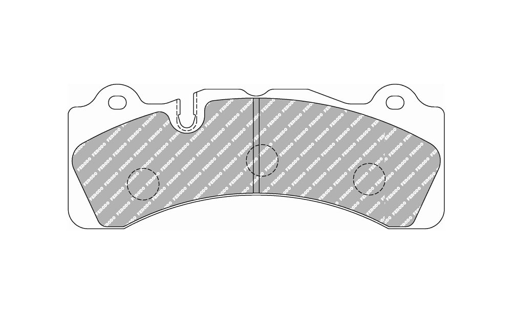 FERODO FDSR3099 Гальмівні колодки для BREMBO 6 piston D48 Photo-0 