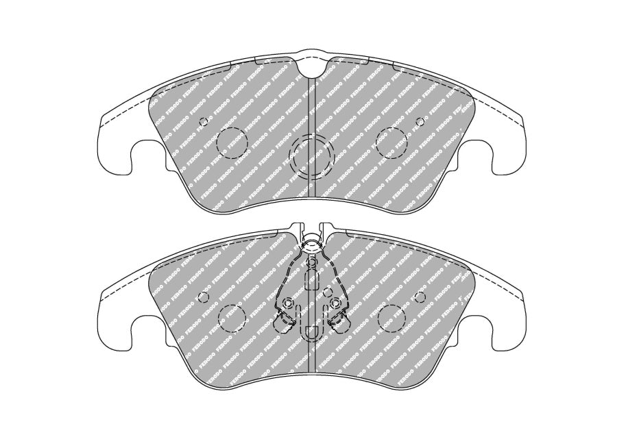 FERODO FDS4044 Гальмівні колодки передні (LUCAS/TRW) AUDI Q5/A4/A6 Photo-0 