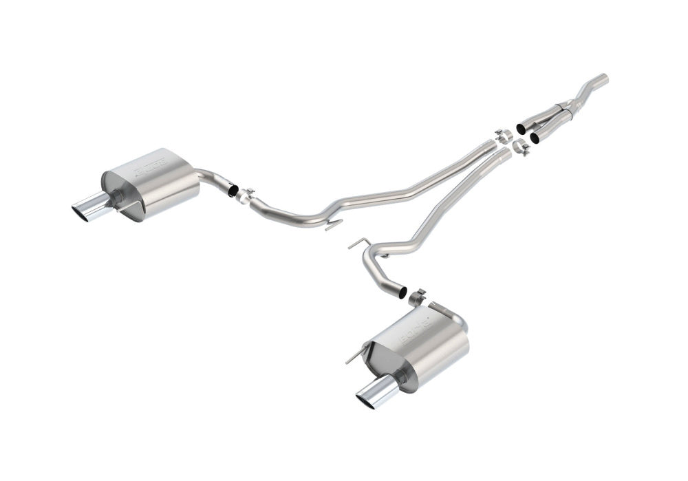 BORLA 140584 Вихлопна система Cat-Back, Mustang EcoBoost® 2.3L (turbo)/V6-3.7L, Насадка №36, 2015 Photo-0 