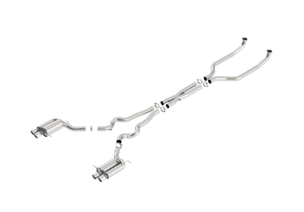 BORLA 140582 Вихлопна система Cat-Back, M5 (F06) V8-4.4L (twin-turbo), 2012-16, звук S-Type Photo-0 