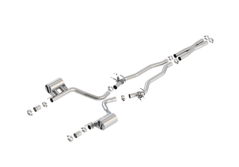 BORLA 140641 Вихлопна система Cat-Back, Challenger SRT®392/Scat Pack V8-6.4L RWD з системою MDS, Н Photo-0 