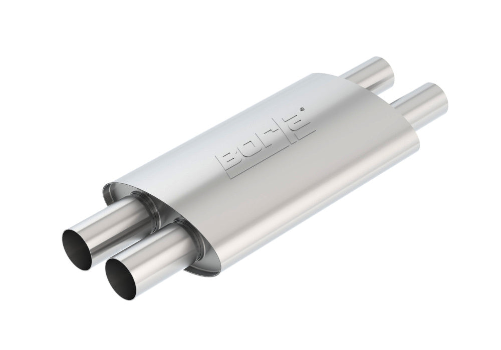 BORLA 60561 Резонатор Resonator для систем 140590 і140591, Mustang GT V8-5.0L - 2.25 ", 2015-16, звук Photo-0 