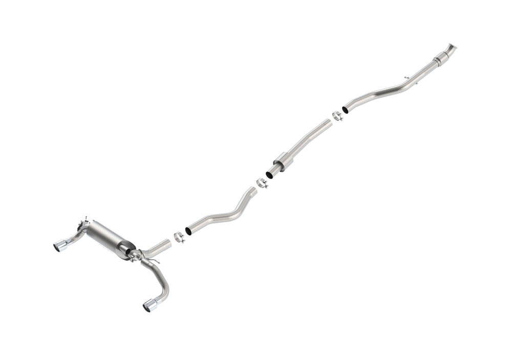BORLA 140579 Вихлопна система Cat-Back, 35i/xi (F30/F34) L6-3.0L (turbo) N55, 2012-16, звук S-Type Photo-0 