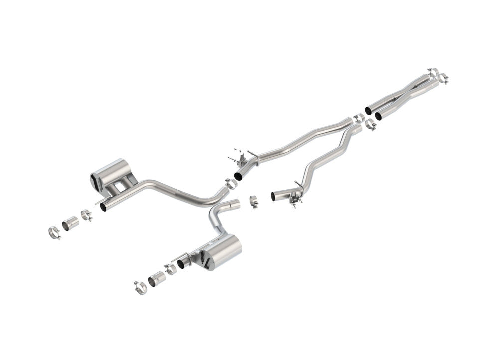 BORLA 140678 Вихлопна система Cat-Back, Challenger SRT®392/Scat Pack V8-6.4L RWD з емітаціі MDS, Photo-0 