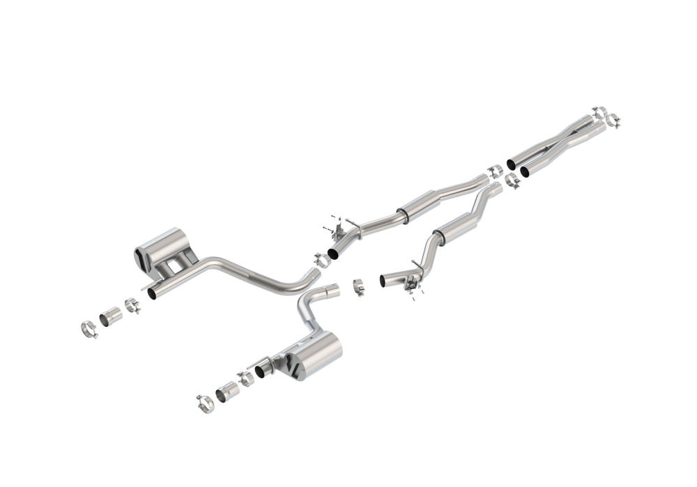 BORLA 140677 Вихлопна система Cat-Back, Challenger SRT®392/Scat Pack V8-6.4L RWD з емітаціі MDS, Photo-0 
