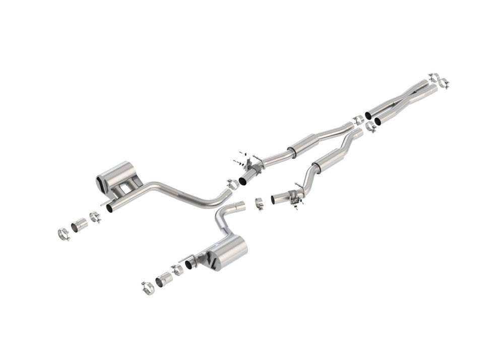 BORLA 140640 Вихлопна система Cat-Back, Challenger SRT®392/Scat Pack V8-6.4L RWD з системою MDS, Н Photo-0 