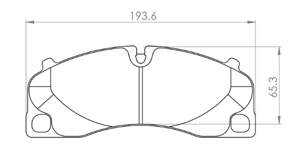 PFC 7721.13.17.44 7721 Гальмівні колодки RACE Pad SET 13 CMPD 17mm перед для PORSCHE 991 GT3/GT4 Photo-1 