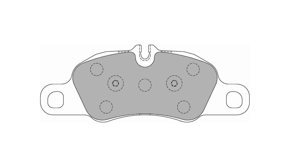 FERODO FCP4805Z DSUNO Колодки торм передні PORSCHE 997.2/BOXSTER/CAYMAN 981/987.2/718 2.0 Photo-0 