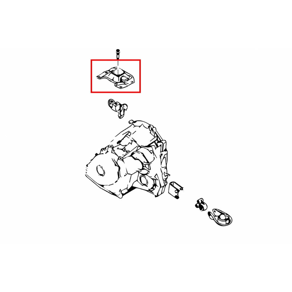 HARDRACE 6885 Опора двигуна ліва для MAZDA3/FOCUS (HARDEN RUBBER) 1PCS/SET Photo-1 