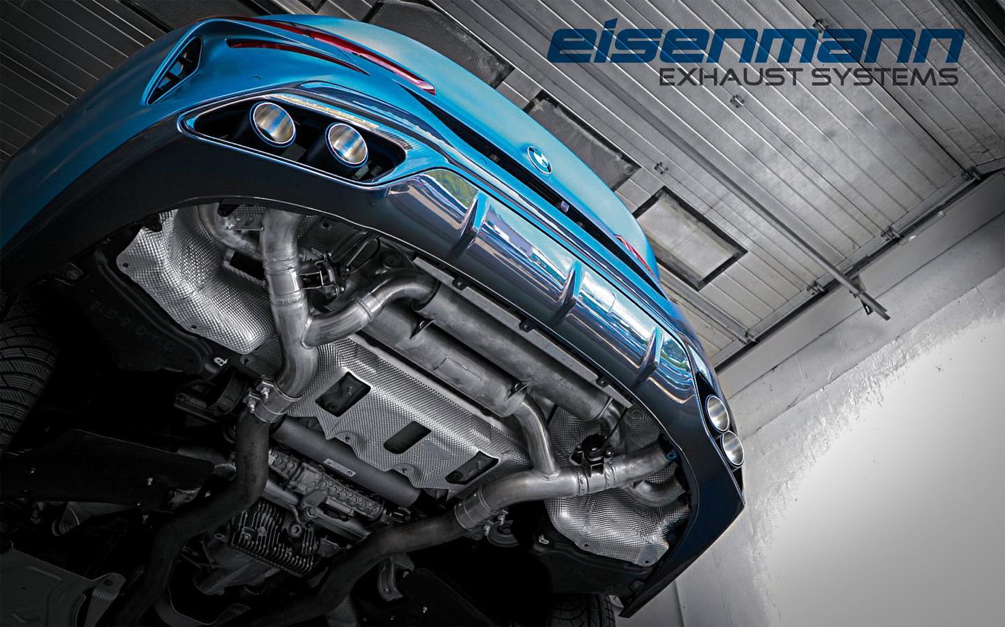 EISENMANN B5464.00904.22 Задня частина вихлопу з клапанами SPORT для BMW G15 M850i ??xDrive (4x90 LeMans black) Photo-1 