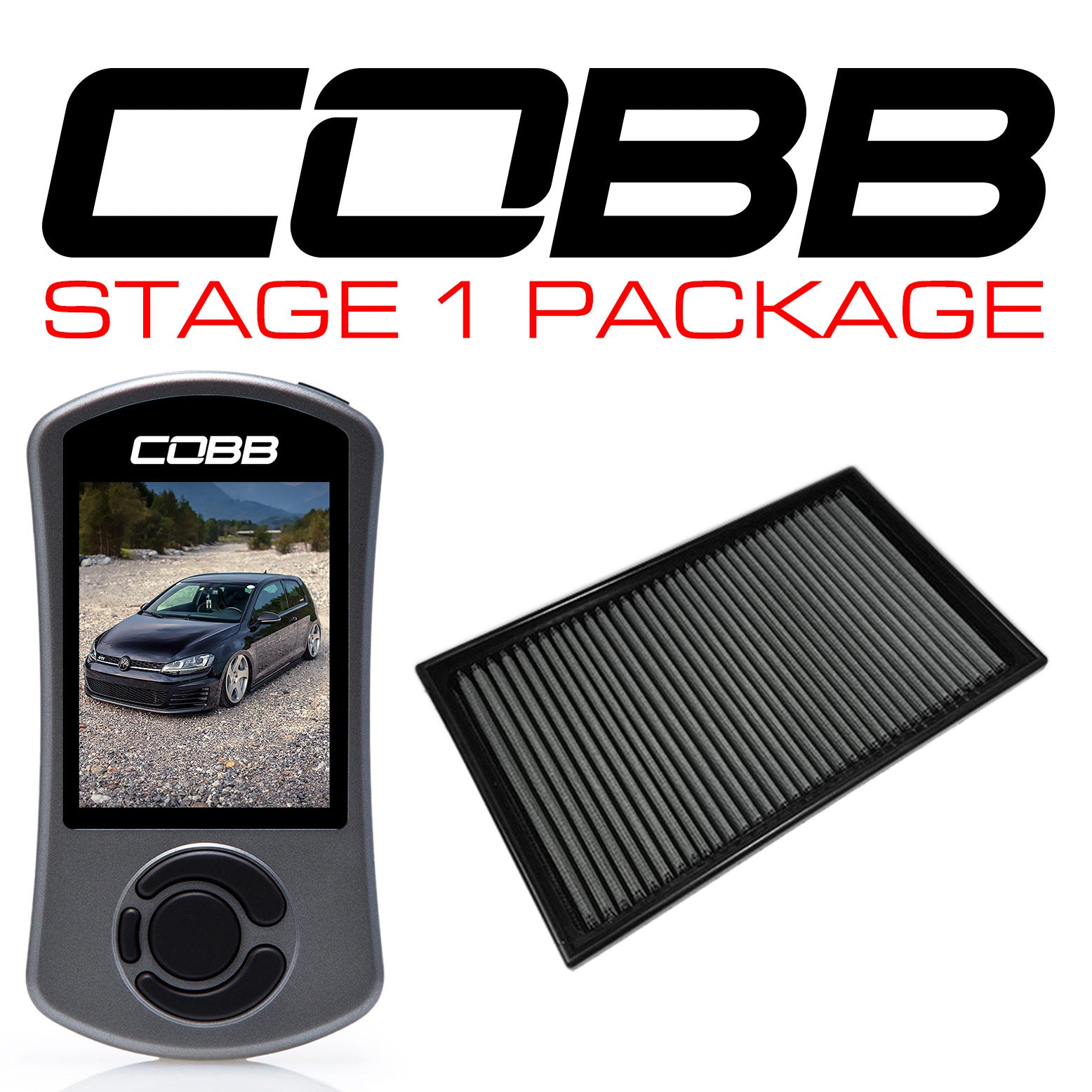 COBB VLK0020010 комплект посилення потужності Stage 1 Power Package для VW GTI (Mk7) 2015-2017 USDM Photo-1 