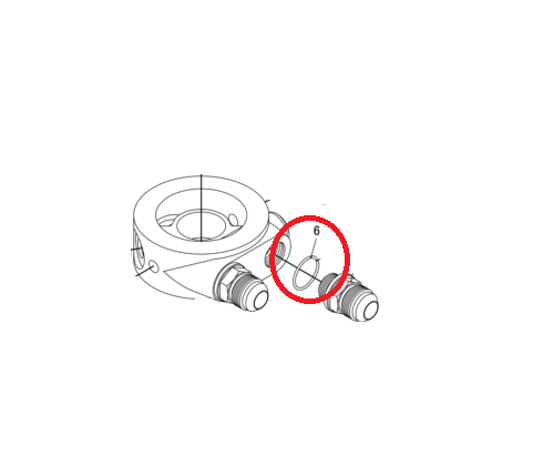 GREDDY 12401101 Масляний охолоджувач O-Ring; Size: 22mm Photo-0 