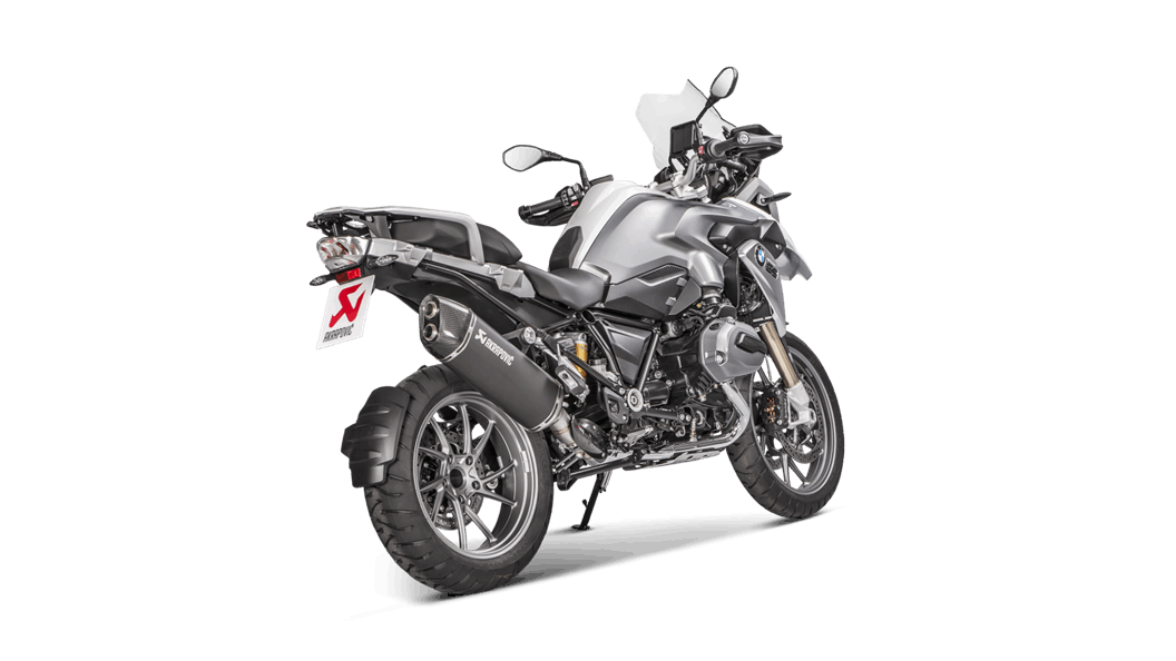 AKRAPOVIC S-B12SO16-HAABL Вихлопна система Slip-On Line (Titanium) BMW R 1200 GS 2013 - 2018 Photo-2 