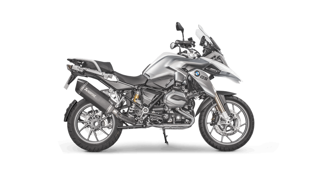 AKRAPOVIC S-B12SO16-HAABL Вихлопна система Slip-On Line (Titanium) BMW R 1200 GS 2013 - 2018 Photo-1 