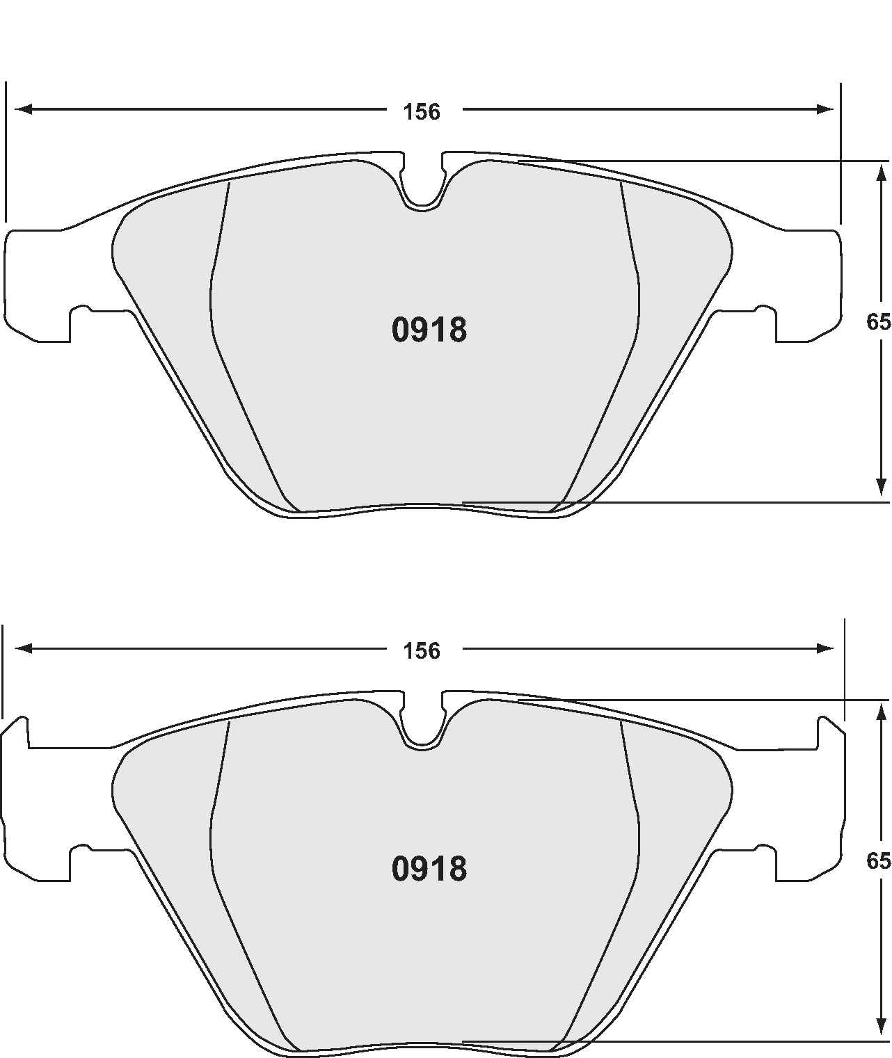 PFC 0918.10 гальмівні колодки передні Z-RATED для BMW M3 E90 / E92/E93 Photo-0 