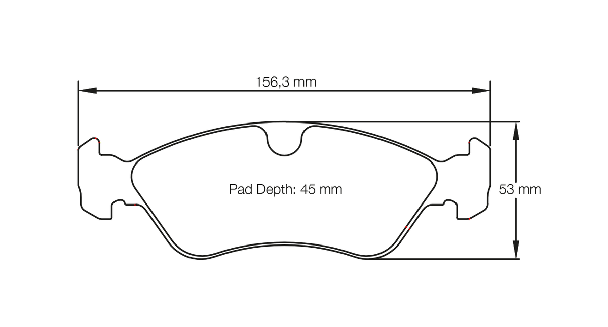 PAGID 1288-RS42 Передні гальмівні колодки RS42 OPEL Astra F 2.0 GSI 16V Photo-0 