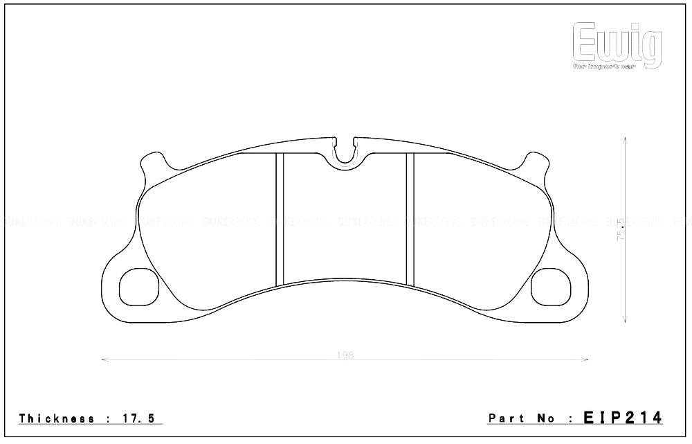 ENDLESS EIP214ES88G Гальмівні колодки передні для PORSCHE 3.8 CARRERA S/4S Photo-1 