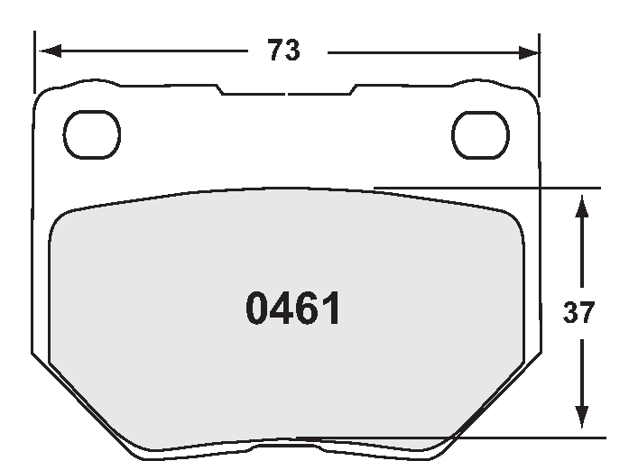 PFC 0461.83.16.04 Гальмівні колодки RACE 83 CMPD 16mm задні для SUBARU Impreza WRX 1999-01 incl Gp. Photo-1 