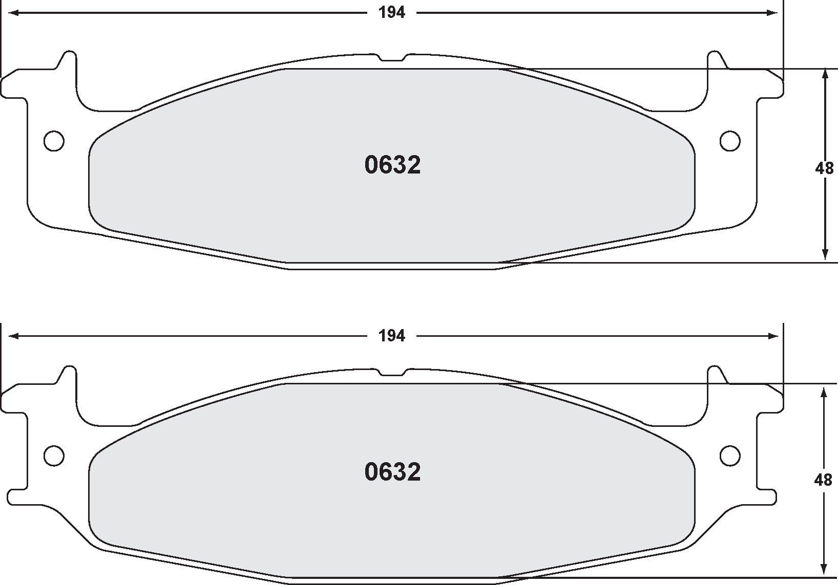 PFC 0632.22 Гальмівні колодки Z-RATED CARBON METALLIC Photo-0 