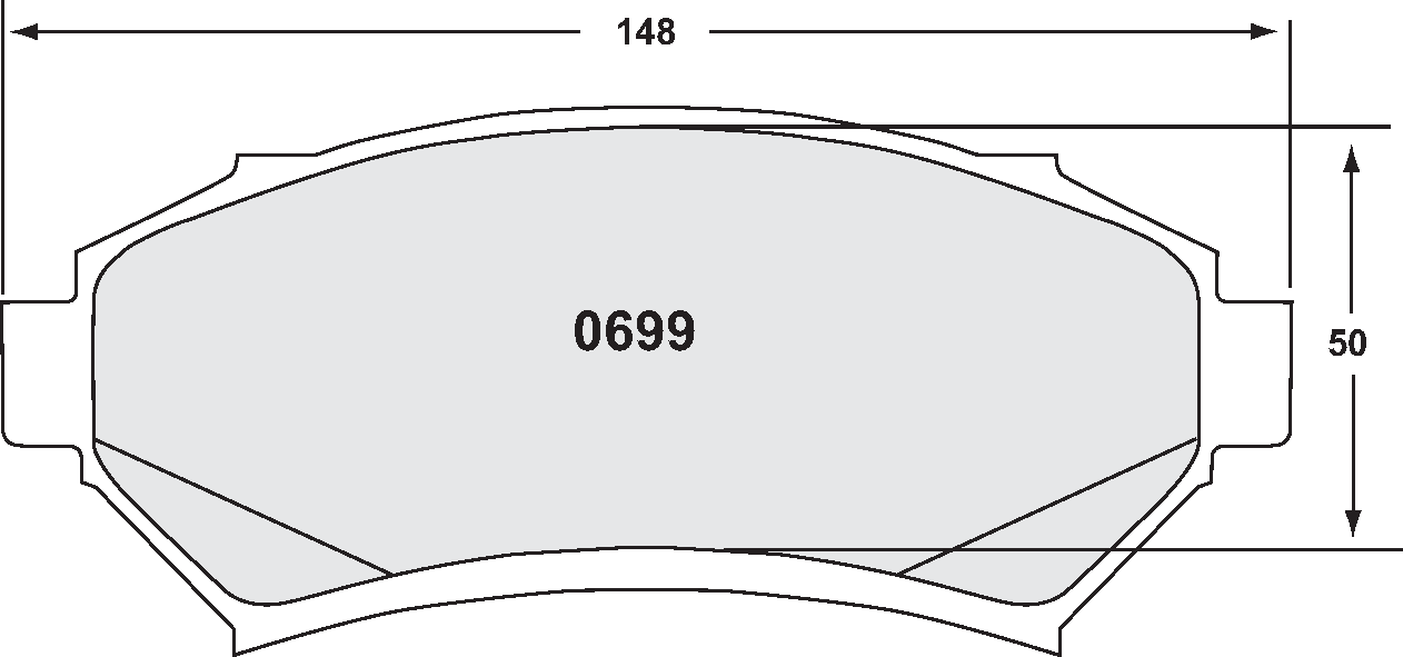 PFC 0699.20 Гальмівні колодки Z-RATED CARBON METALLIC Photo-1 