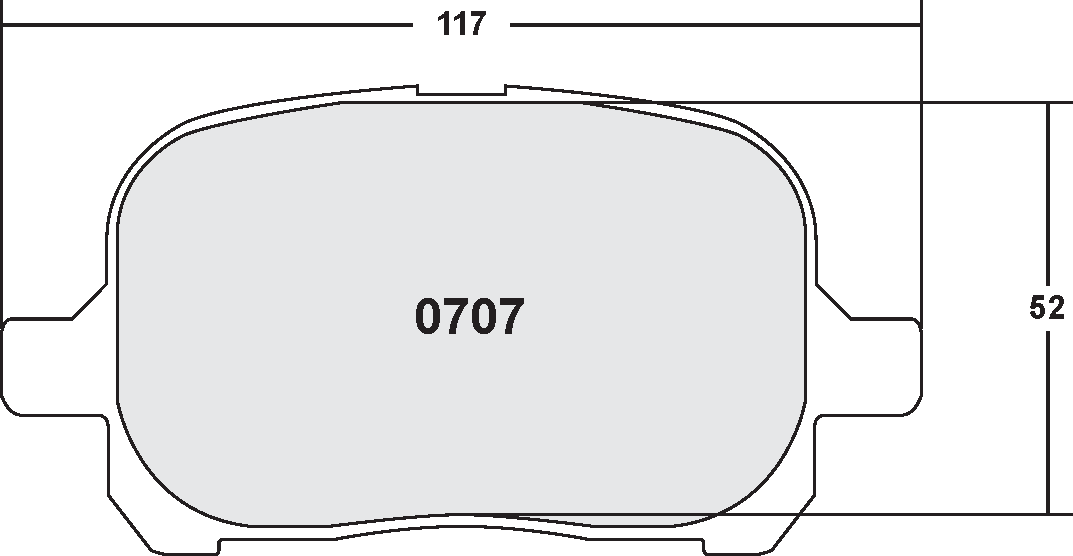 PFC 0707.22 Гальмівні колодки Z-RATED CARBON METALLIC Photo-0 