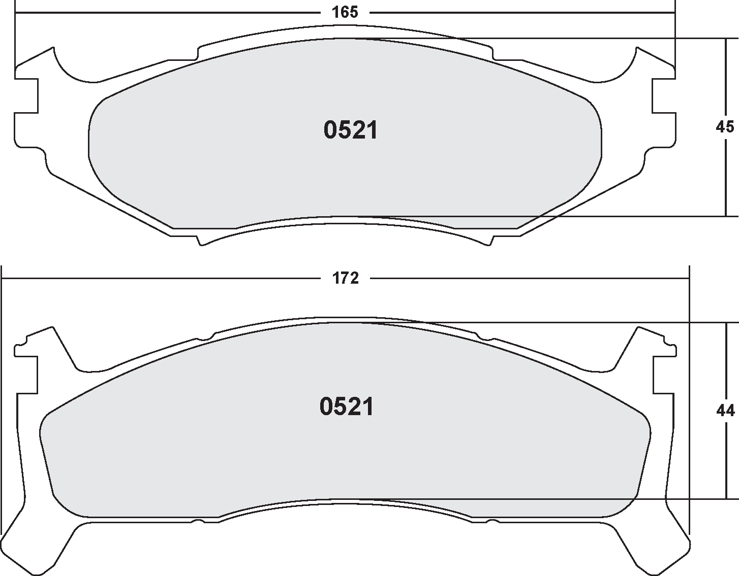 PFC 0521.22 Гальмівні колодки Z-RATED CARBON METALLIC Photo-0 