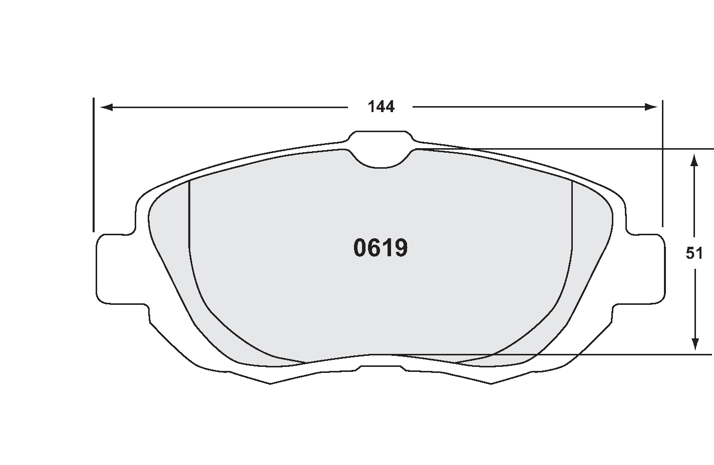 PFC 0619.10 Гальмівні колодки z-rated передні для LEXUS IS300 3.0 2000-05 V6 Photo-1 