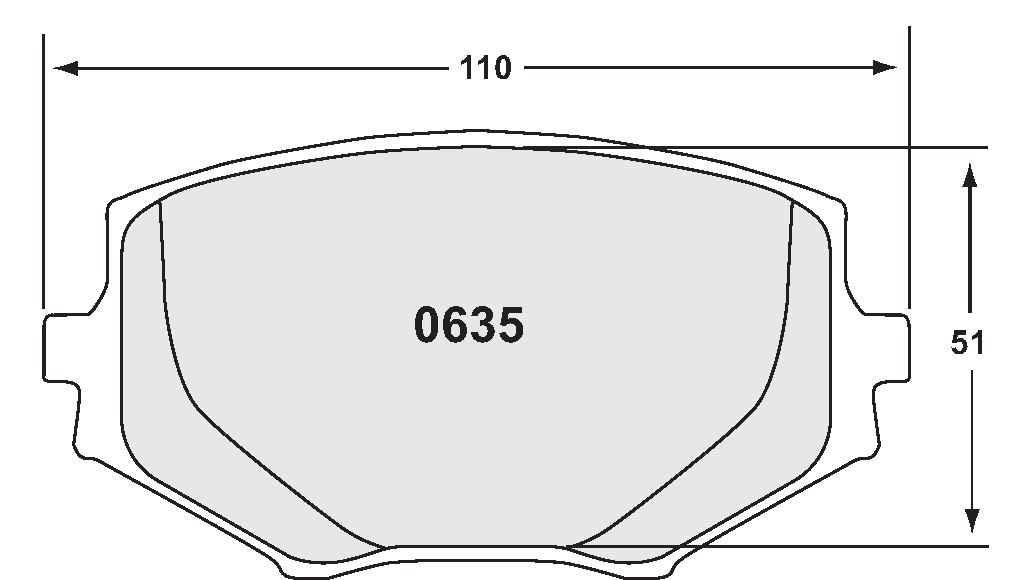 PFC 0635.97.13.44 Гальмівні колодки RACE 97 CMPD 13mm передні для MAZDA MX5 1994-05 Roadster Photo-1 