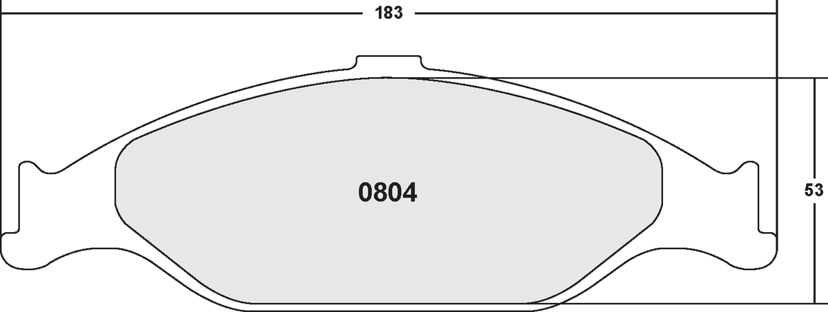 PFC 0804.22 Передні гальмівні колодки для FORD Mustang 1999-2004 Photo-0 