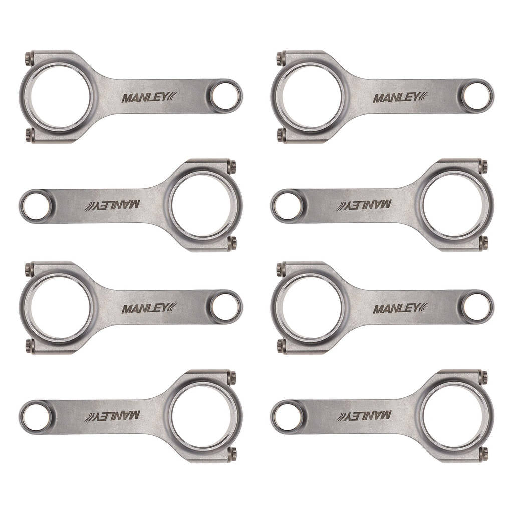 MANLEY 14050R-8 Комплект шатунів H-Beam для CHEVROLET Small Block Photo-4 