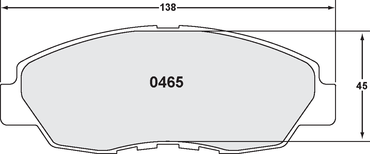 PFC 0465.21 Гальмівні колодки Z-RATED CARBON METALLIC Photo-1 