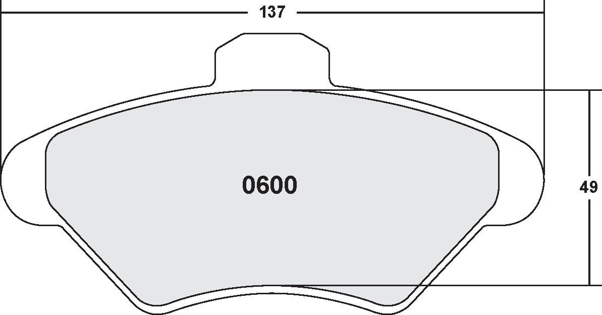 PFC 0600.20 Гальмівні колодки Z-RATED CARBON METALLIC Photo-1 