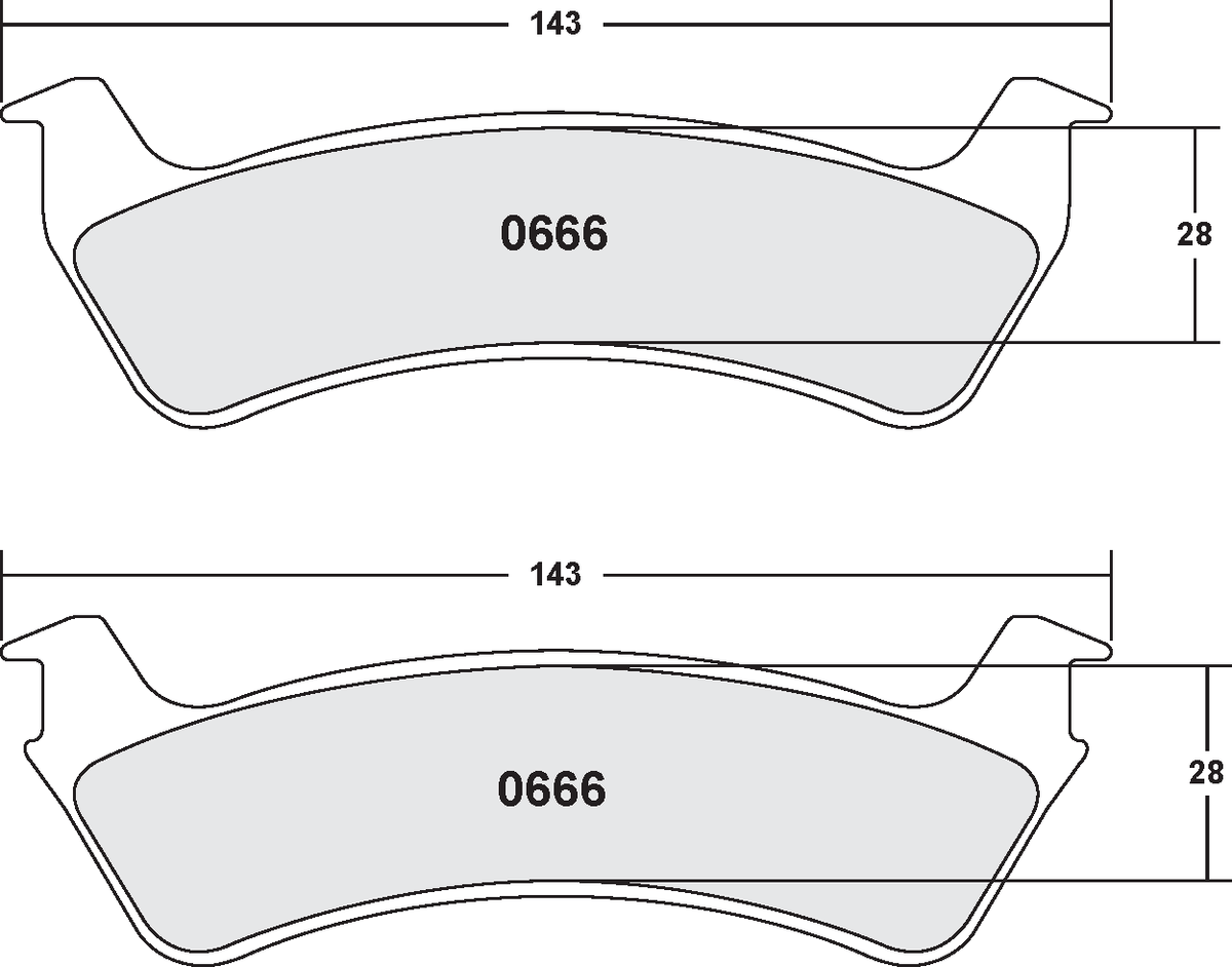 PFC 0666.22 Гальмівні колодки Z-RATED CARBON METALLIC Photo-0 