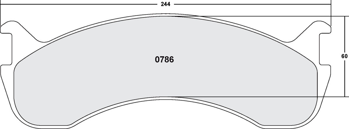 PFC 0786.12 Гальмівні колодки Z-RATED CARBON METALLIC Photo-0 