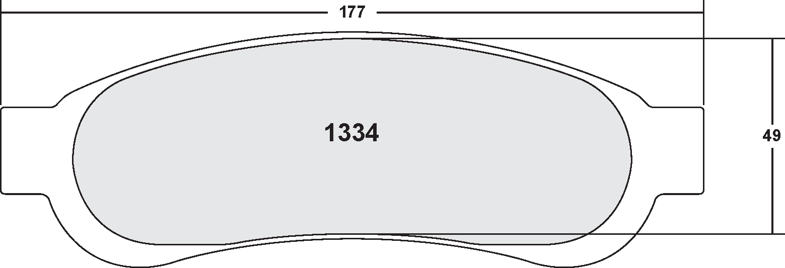 PFC 1334.10 Гальмівні колодки Z-RATED Photo-0 