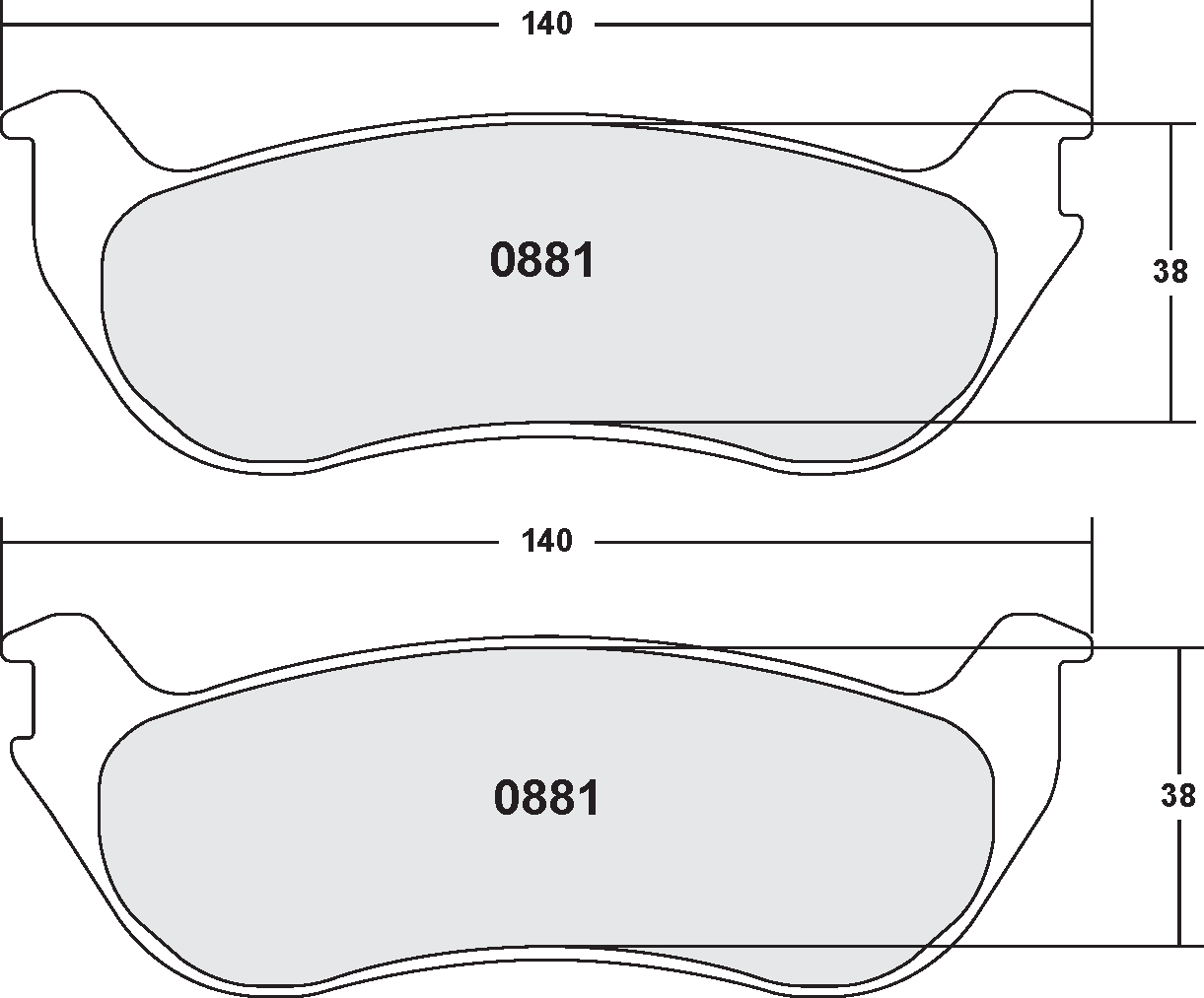 PFC 0881.22 Гальмівні колодки Z-RATED CARBON METALLIC Photo-1 