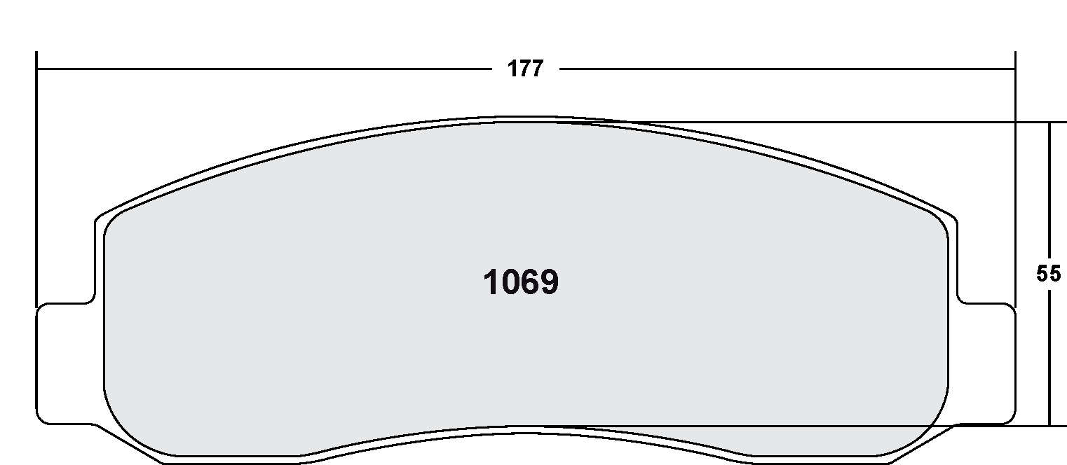 PFC 1069.10 Гальмівні колодки Z-RATED Photo-1 