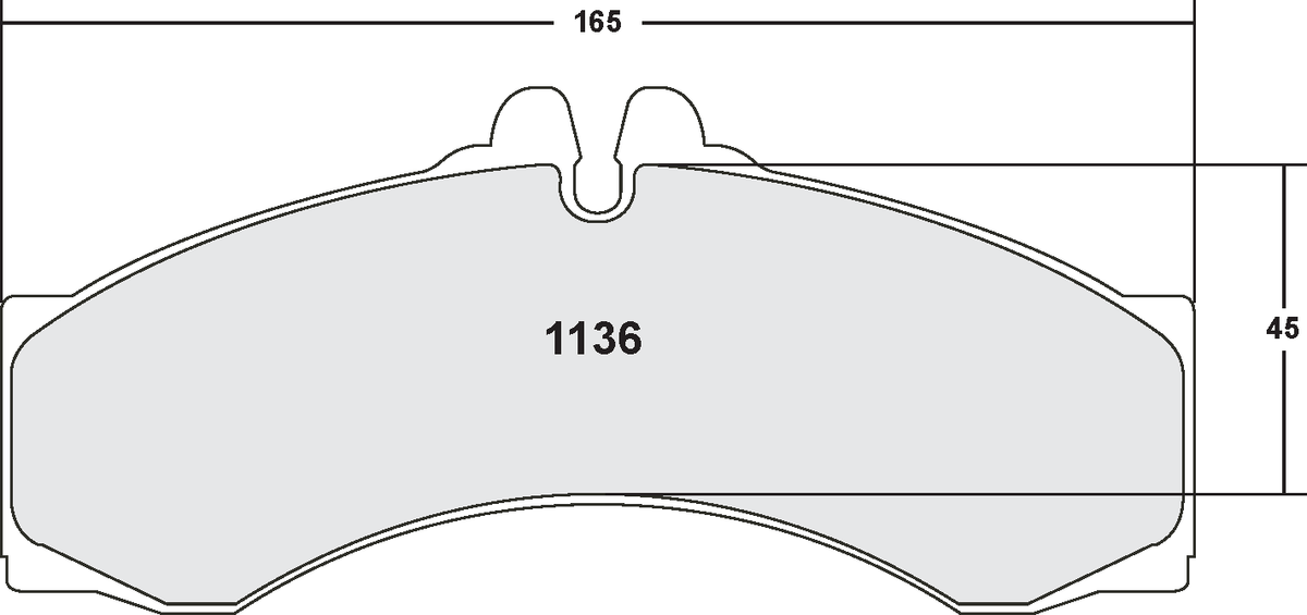 PFC 1136.10 Гальмівні колодки Z-RATED CARBON METALLIC Photo-0 