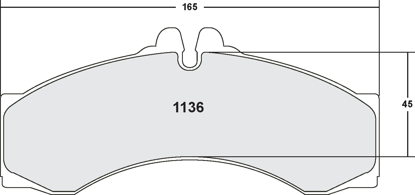 PFC 1136.10 Гальмівні колодки Z-RATED CARBON METALLIC Photo-1 