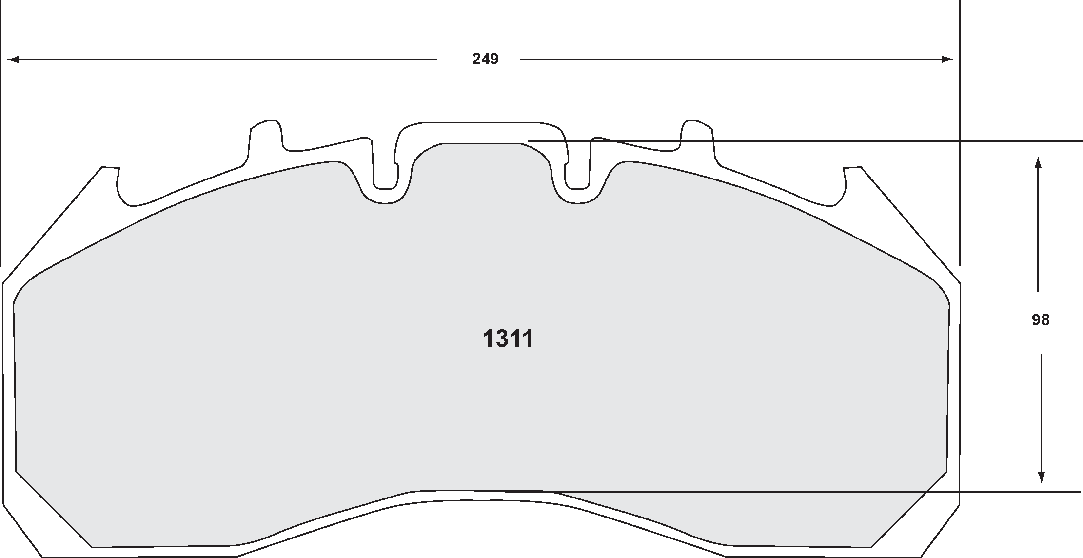 PFC 1311.12 Гальмівні колодки Z-RATED ANTI-CORROSION Photo-1 