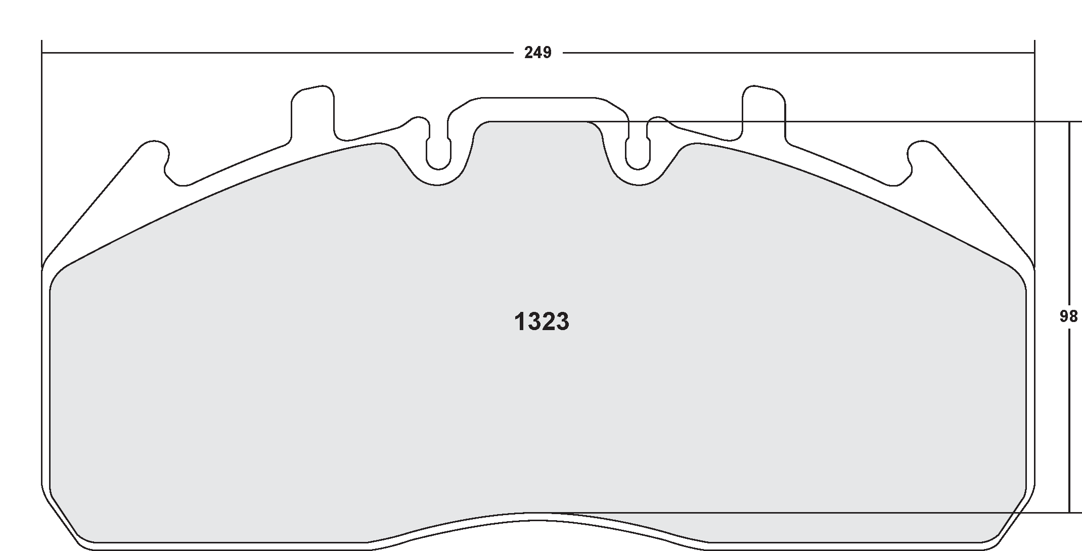 PFC 1323.12 Гальмівні колодки Z-RATED ANTI-CORROSION Photo-1 